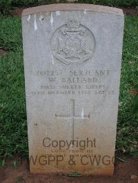 Dar Es Salaam War Cemetery - Ballard, W